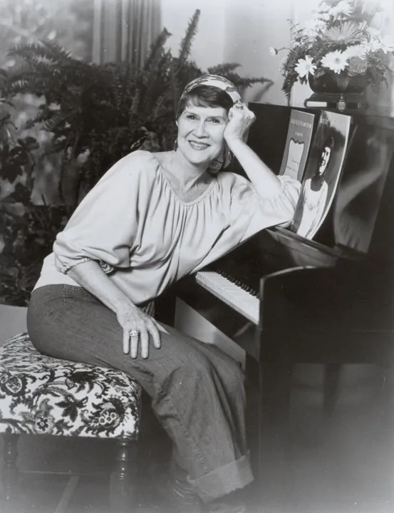Marijohn Wilkin at the piano